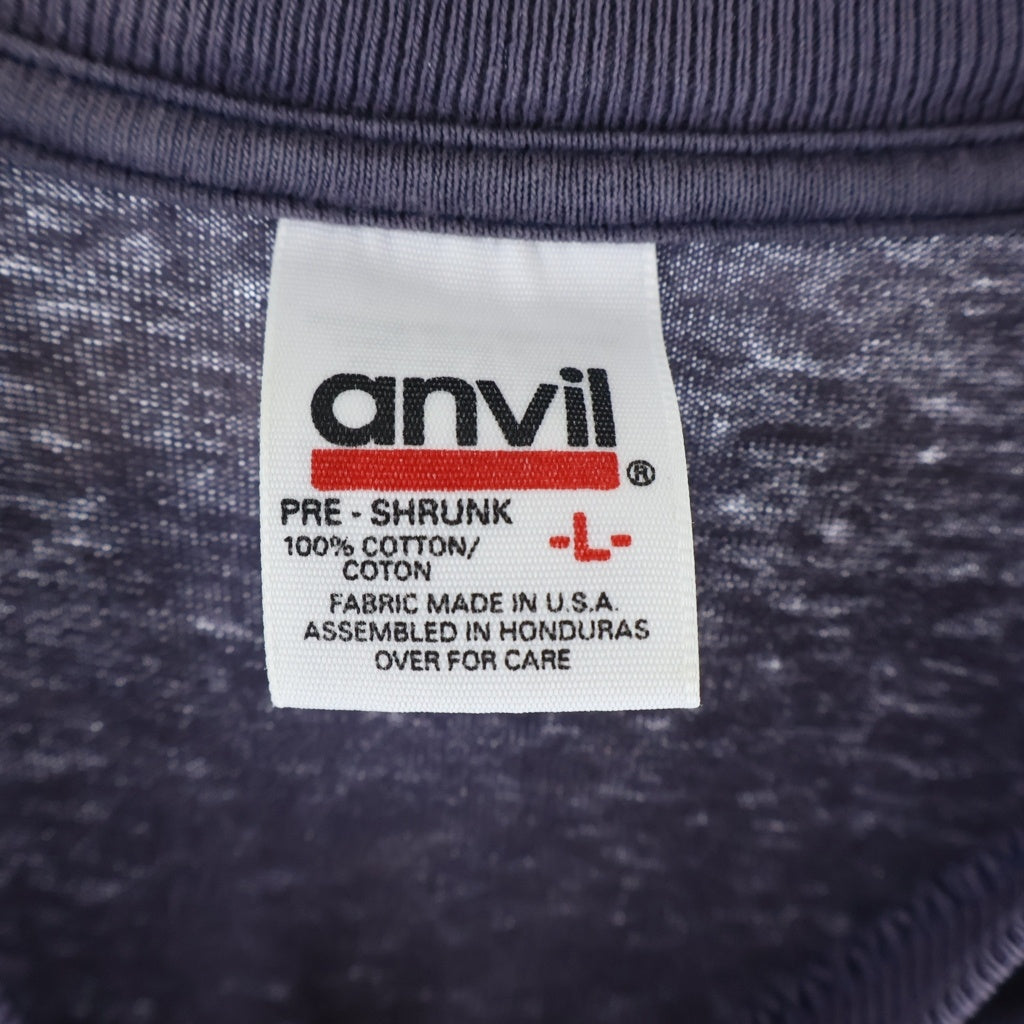 VINTAGE(ヴィンテージ) anvil ロゴプリントTシャツ ネイビー oasis