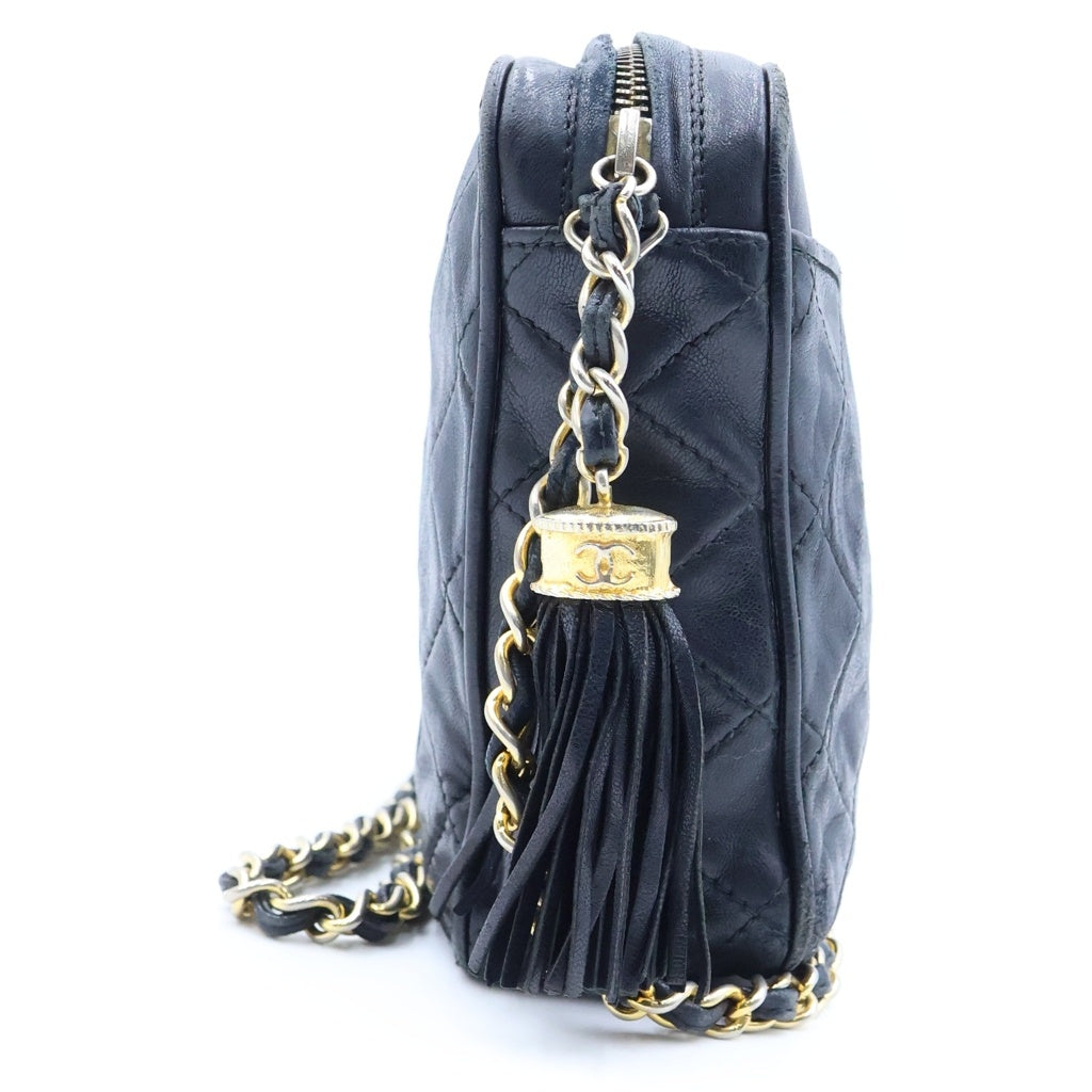 CHANEL(シャネル) マトラッセ フリンジ チェーン ショルダーバック