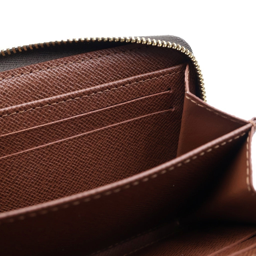 LOUIS VUITTON(ルイヴィトン) モノグラム ジッピーコインパース PVC レザー コンパクトウォレット 二つ折り財布 ブラウン M60067 RFID レディース
