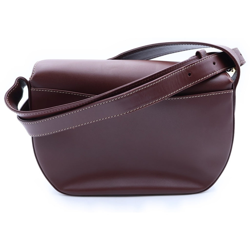 Cartier(カルティエ) カルティエ マスト ショルダーバッグ ミニバッグ ワインレッド ボルドー レザー ゴールド金具 レディース