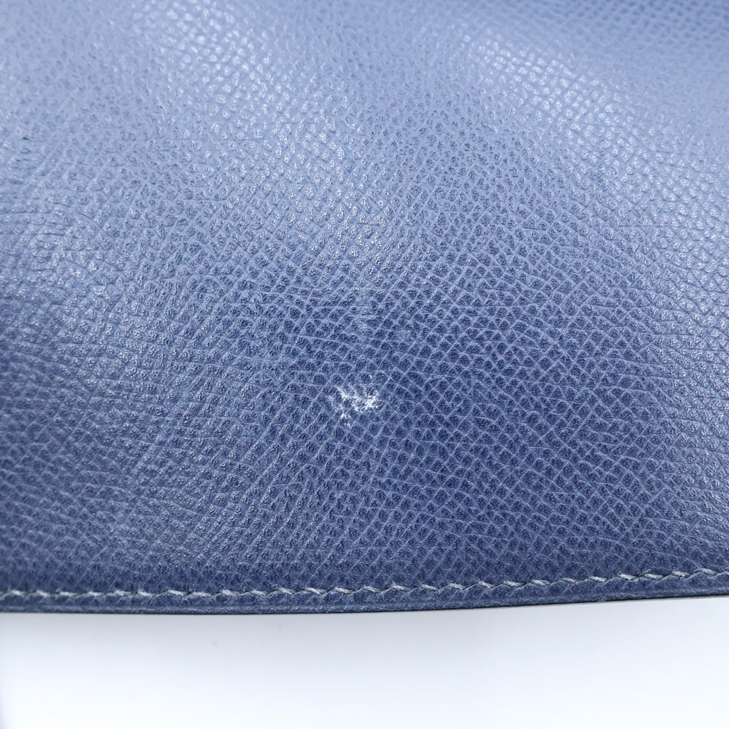 HERMES(エルメス) ケリーデペッシュ 38 ハンドバッグ ビジネスバッグ ネイビー エプソン □G刻印 シルバー金具