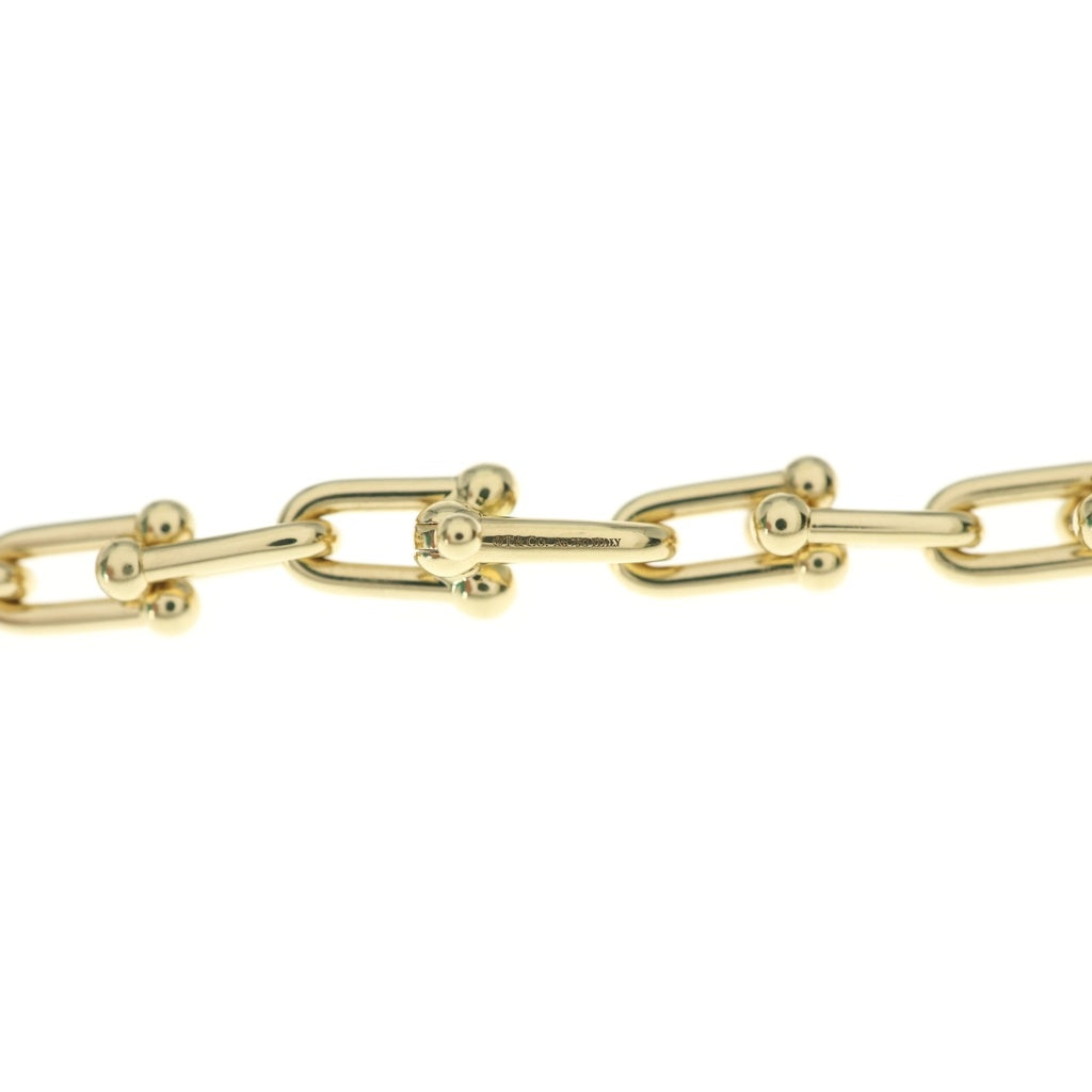 TIFFANY & Co.(ティファニー) ハードウェア グラジュエイテッド リンク チェーンネックレス K18YG イエローゴールド レディース