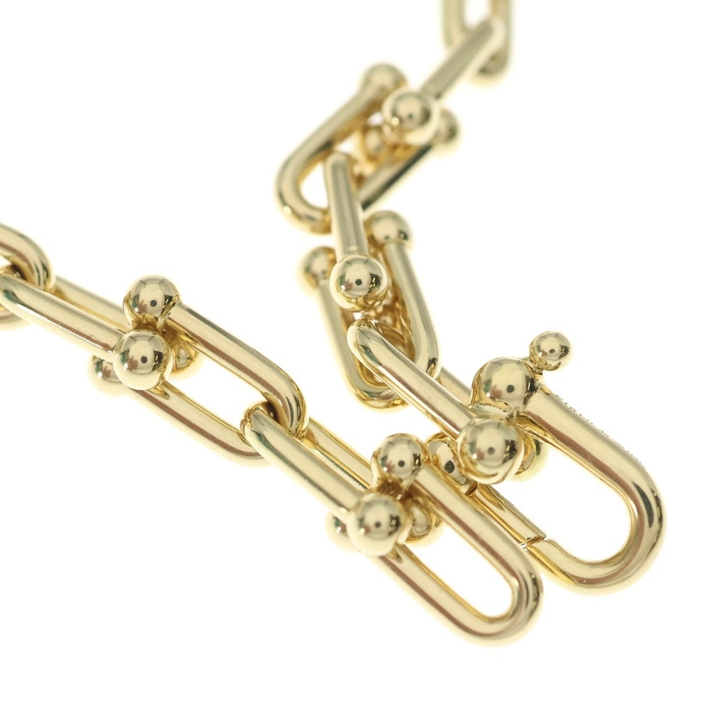 TIFFANY & Co.(ティファニー) ハードウェア グラジュエイテッド リンク チェーンネックレス K18YG イエローゴールド レディース