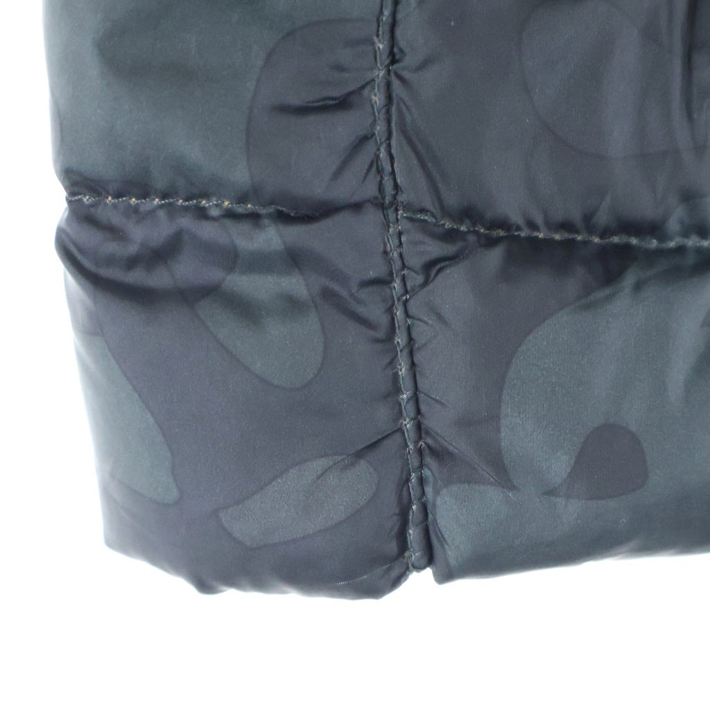 MICHAEL KORS(マイケルコース) 18AW Zip-Up Down Vest ジップアップダウンベスト 中綿 胸ロゴパッチ カモフラージュ柄 ダークグリーン MC47064C
