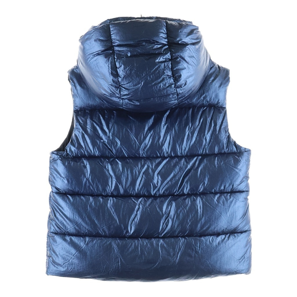 DIESEL(ディーゼル) W-SELLERS レイヤードデザイン ダウンベスト フード メタリックブルー A01817-W-SELLERS-0ICAL
