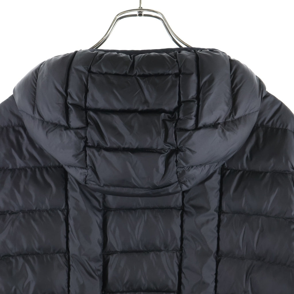 DIESEL(ディーゼル) W-DWAIN-21 JACKET 中綿 キルティングジャケット ダウンジャケット ブルゾン ロゴプリント フード ブラック 0GBAD