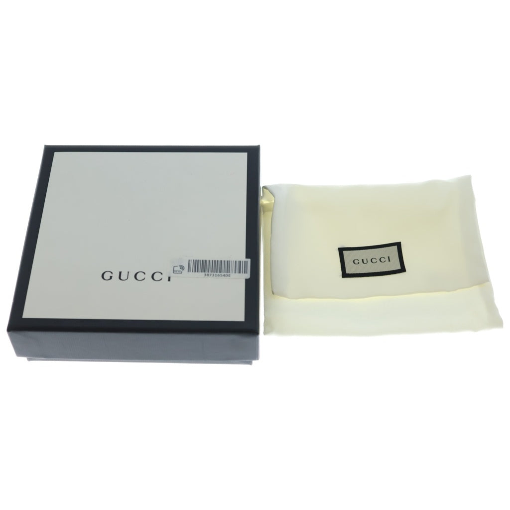 GUCCI(グッチ) GGエンボス レザー コンパクトウォレット 二つ折り財布 グレー 625555 レディース