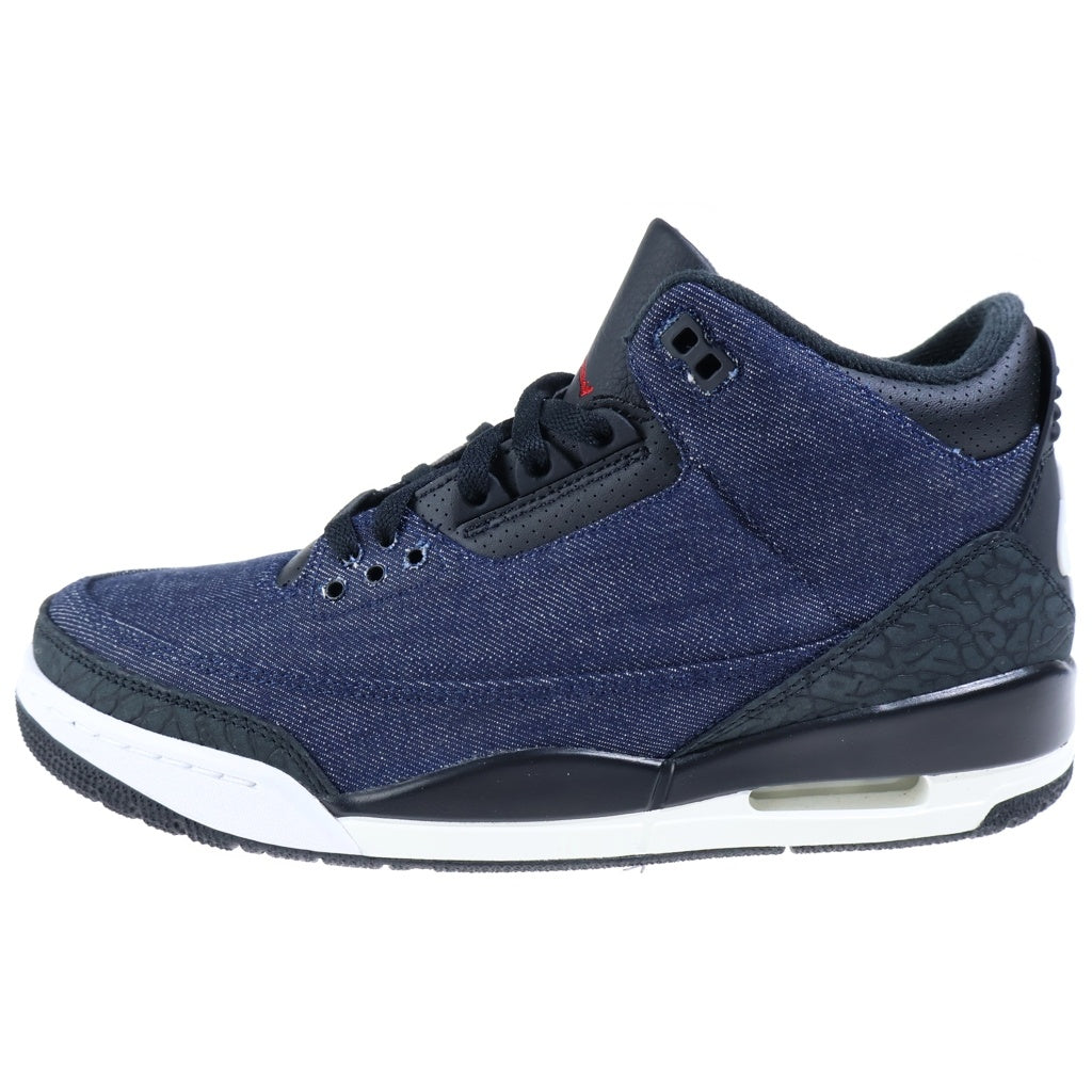 NIKE(ナイキ) ×Levi's AIR JORDAN 3 RETRO SP IH7959-400 リーバイス エアジョーダン3 レトロ ハイカットスニーカー インディゴ US10/28cm