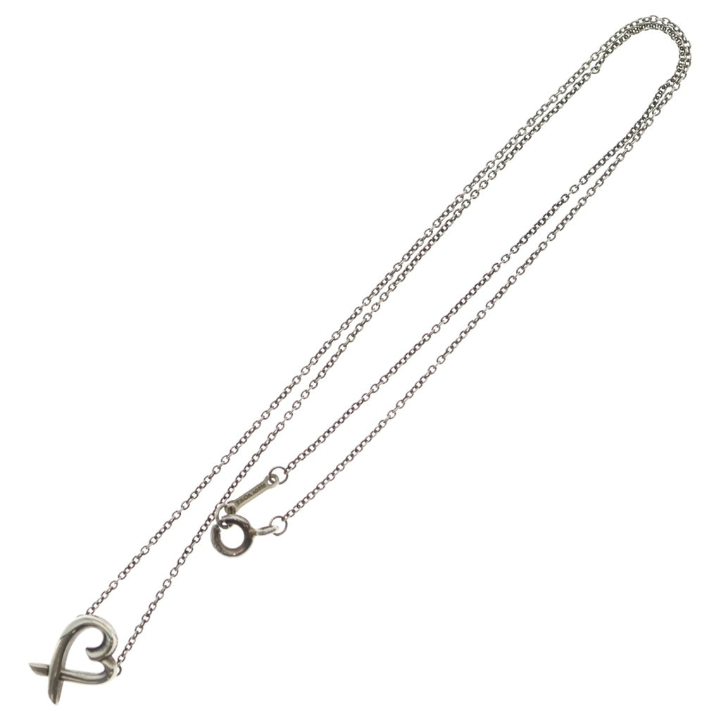 TIFFANY & Co.(ティファニー) ラビングハート ネックレス シルバー レディース