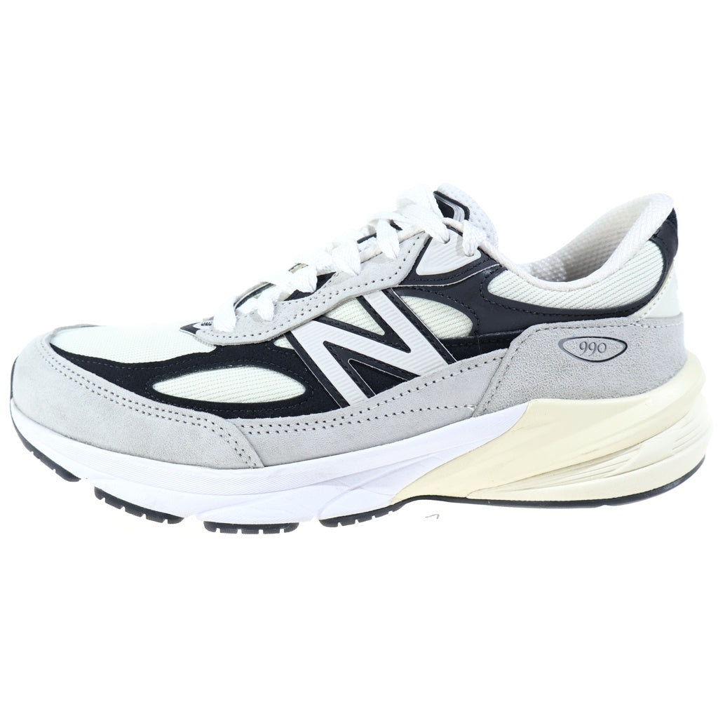 New Balance(ニューバランス) U990TG6 990V6 スウェード メッシュ ローカットスニーカー グレー/ブラック US8.5/26.5cm