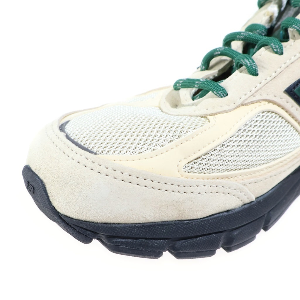 New Balance(ニューバランス) U990GB4 990V4 MACADAMIA NUT マカダミアナッツ スウェード メッシュ ベージュ/グリーン US8.5/26.5cm