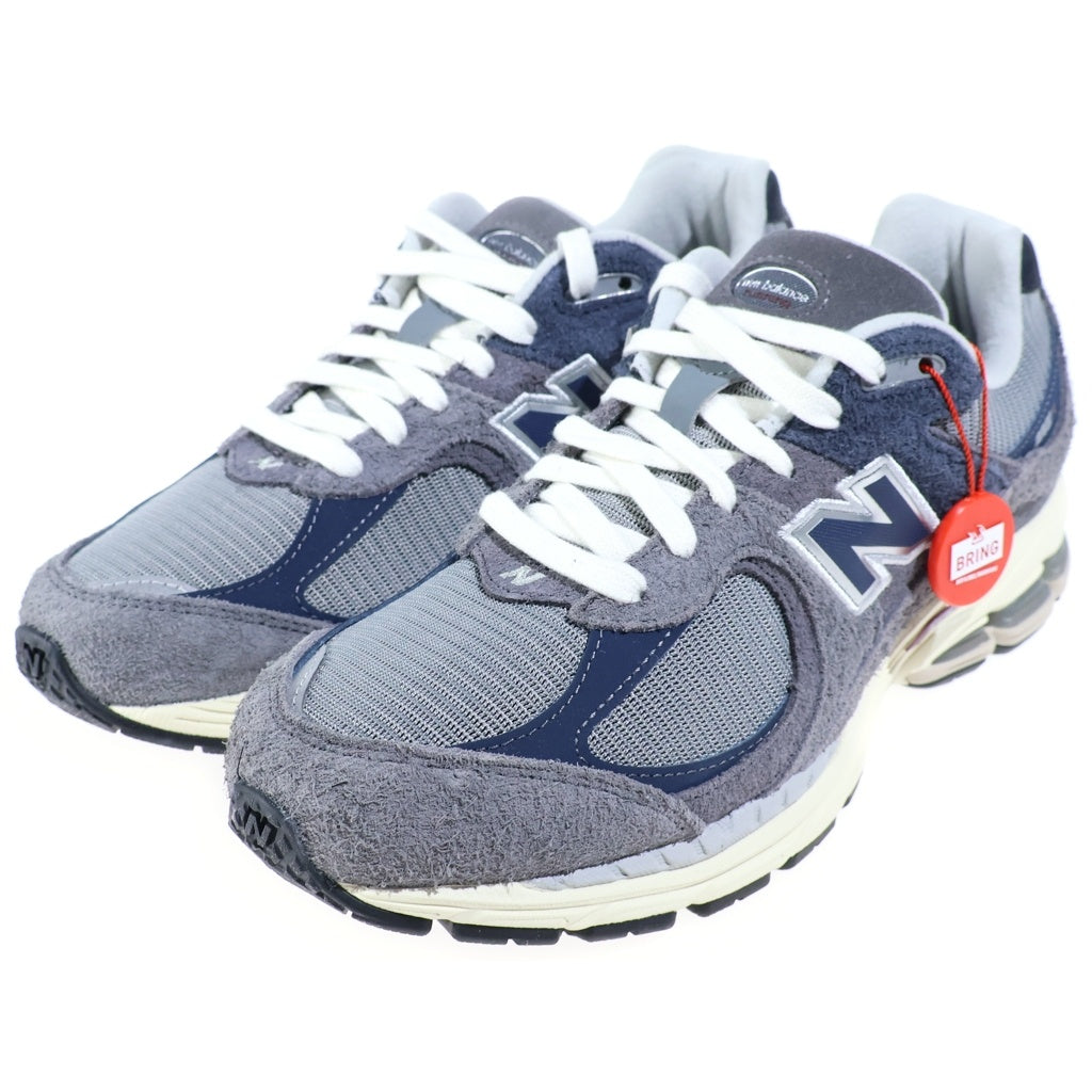 New Balance(ニューバランス) M2002REL スウェード メッシュ ローカットスニーカー グレー/ブラック US8.5/26.5cm