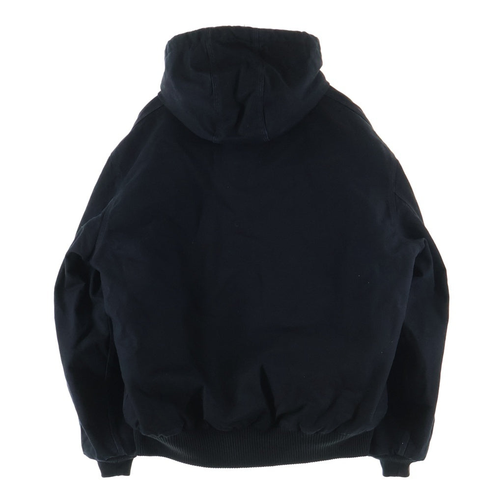 CARHARTT(カーハート) WASHED DUCK INSULATED ACTIVE JACKET アクティブ ジップアップ フーデッド ダックジャケット ブラック