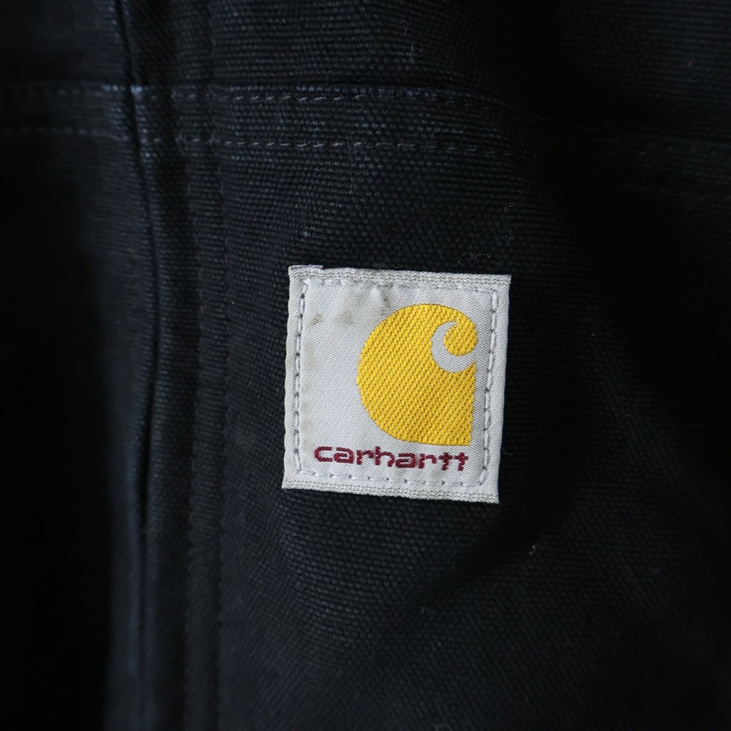 CARHARTT(カーハート) WASHED DUCK INSULATED ACTIVE JACKET アクティブ ジップアップ フーデッド ダックジャケット ブラック