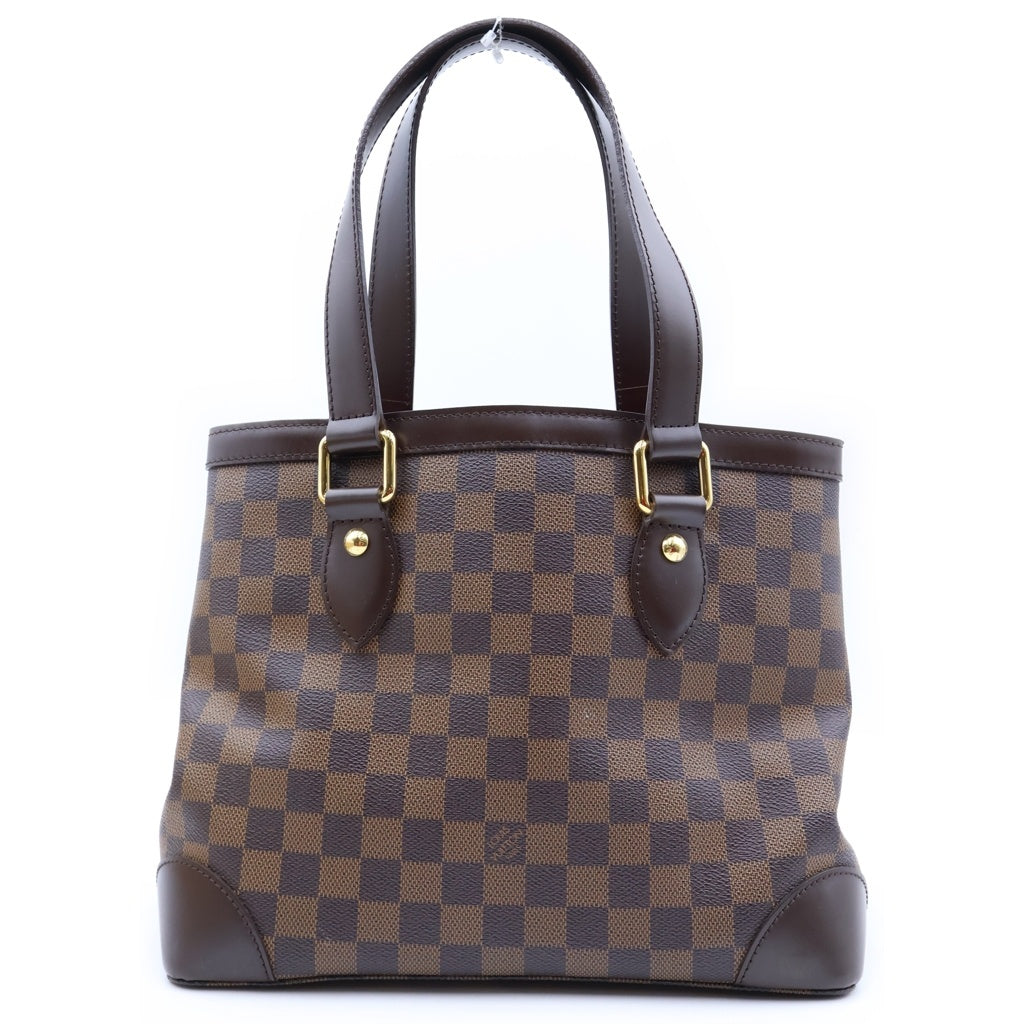 LOUIS VUITTON(ルイヴィトン) ダミエ ハムステッドPM ハンドバッグ ブラウン PVC×レザー N51205 レディース