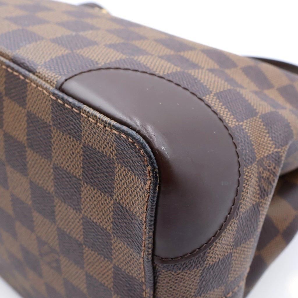 LOUIS VUITTON(ルイヴィトン) ダミエ ハムステッドPM ハンドバッグ ブラウン PVC×レザー N51205 レディース