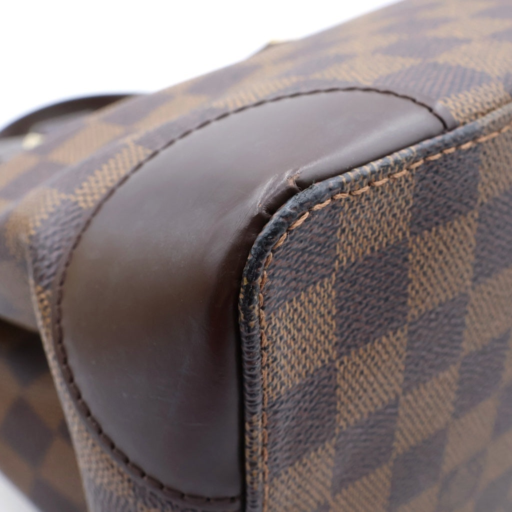 LOUIS VUITTON(ルイヴィトン) ダミエ ハムステッドPM ハンドバッグ ブラウン PVC×レザー N51205 レディース