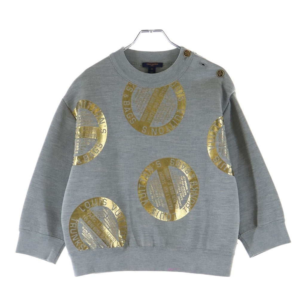 LOUIS VUITTON(ルイヴィトン) シグネイチャー スリークウォーター クルーネックスウェットトレーナー グレー FJKL37YDX レディース