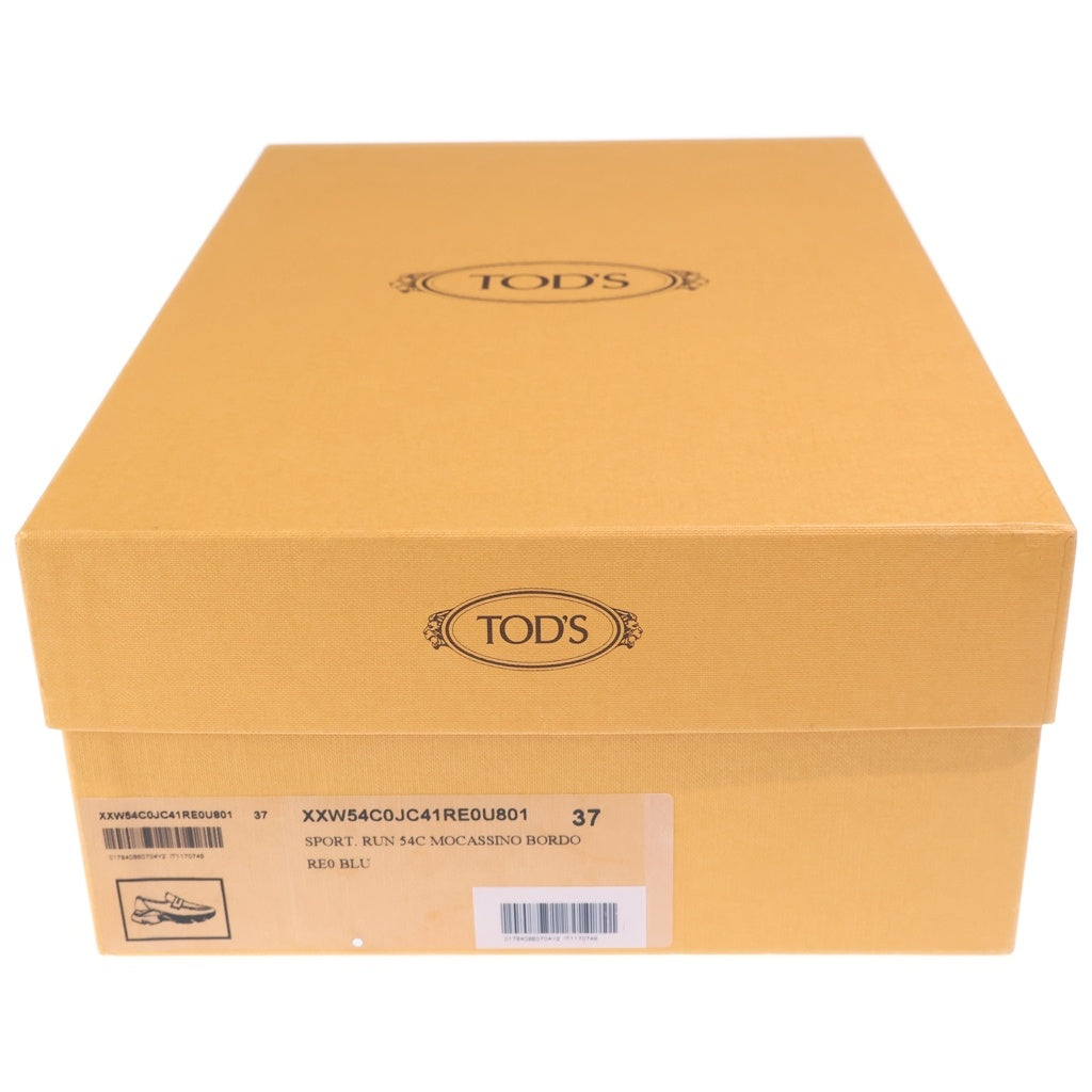 TOD'S(トッズ) 24SS Loafer Sneaker ローファースニーカー ロンハーマン別注 スエード モカシン シューズ ネイビー XXW54C0JC41RE0U801 レディース