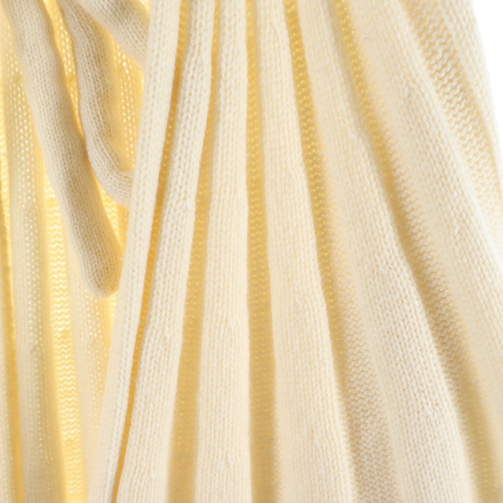 LOEWE(ロエベ) Knitted Pleated Cape ニット プリーツ ケープ カーディガン カシミヤ アイボリー 1719023 レディース