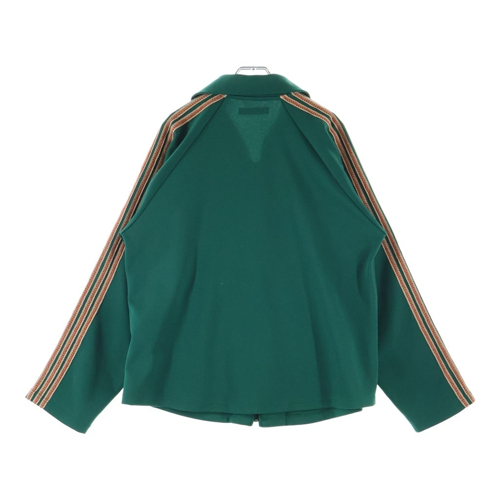 Jieda(ジエダ) 5 STRIPE JERSEY TOP 5ストライプ ジャージートップ ジップアップ トラックジャケット ジャージ グリーン jie-22w-CT06