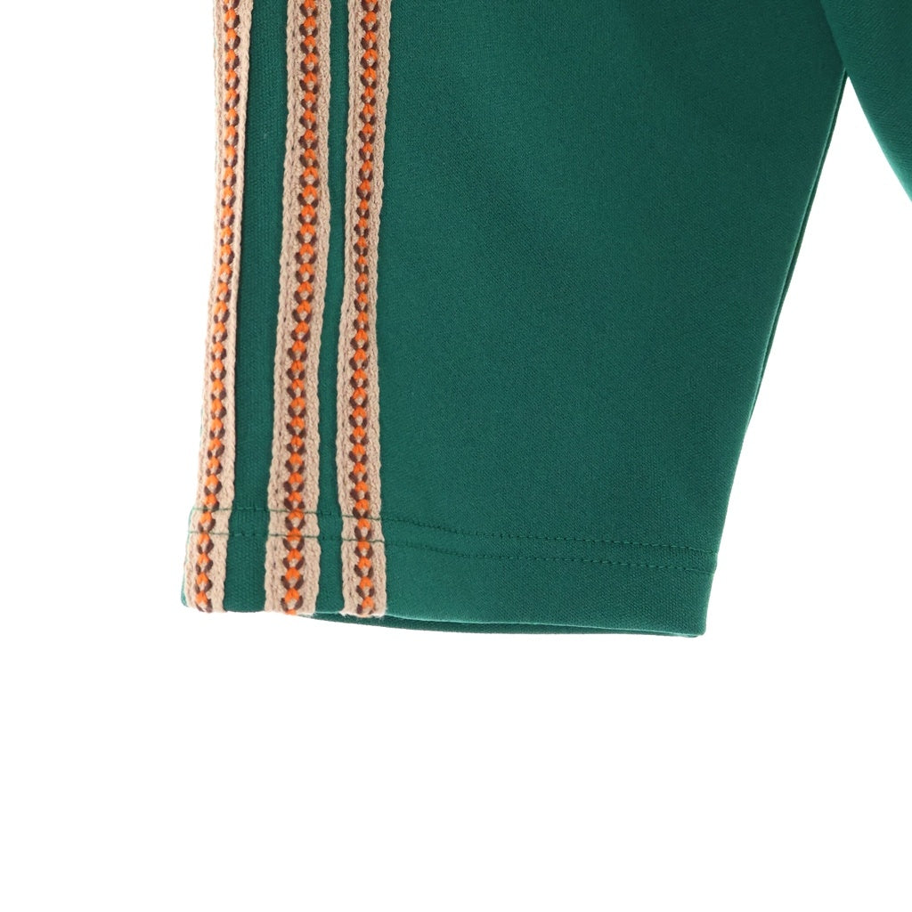 Jieda(ジエダ) 5 STRIPE JERSEY TOP 5ストライプ ジャージートップ ジップアップ トラックジャケット ジャージ グリーン jie-22w-CT06