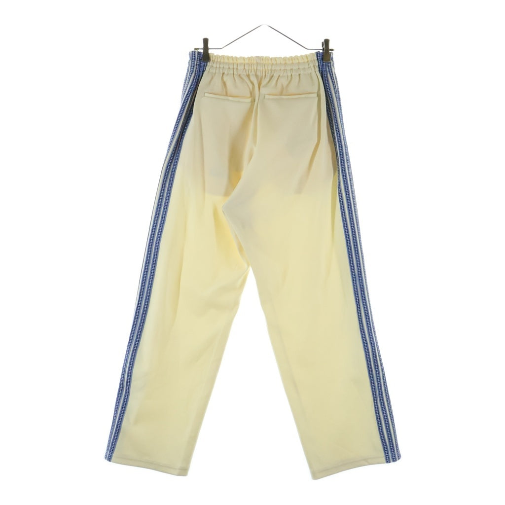 Jieda(ジエダ) 5 STRIPE JERSEY PANTS 5ストライプ ジャージーパンツ サイドライン トラックパンツ ホワイト/ブルー jie-23S-PT11