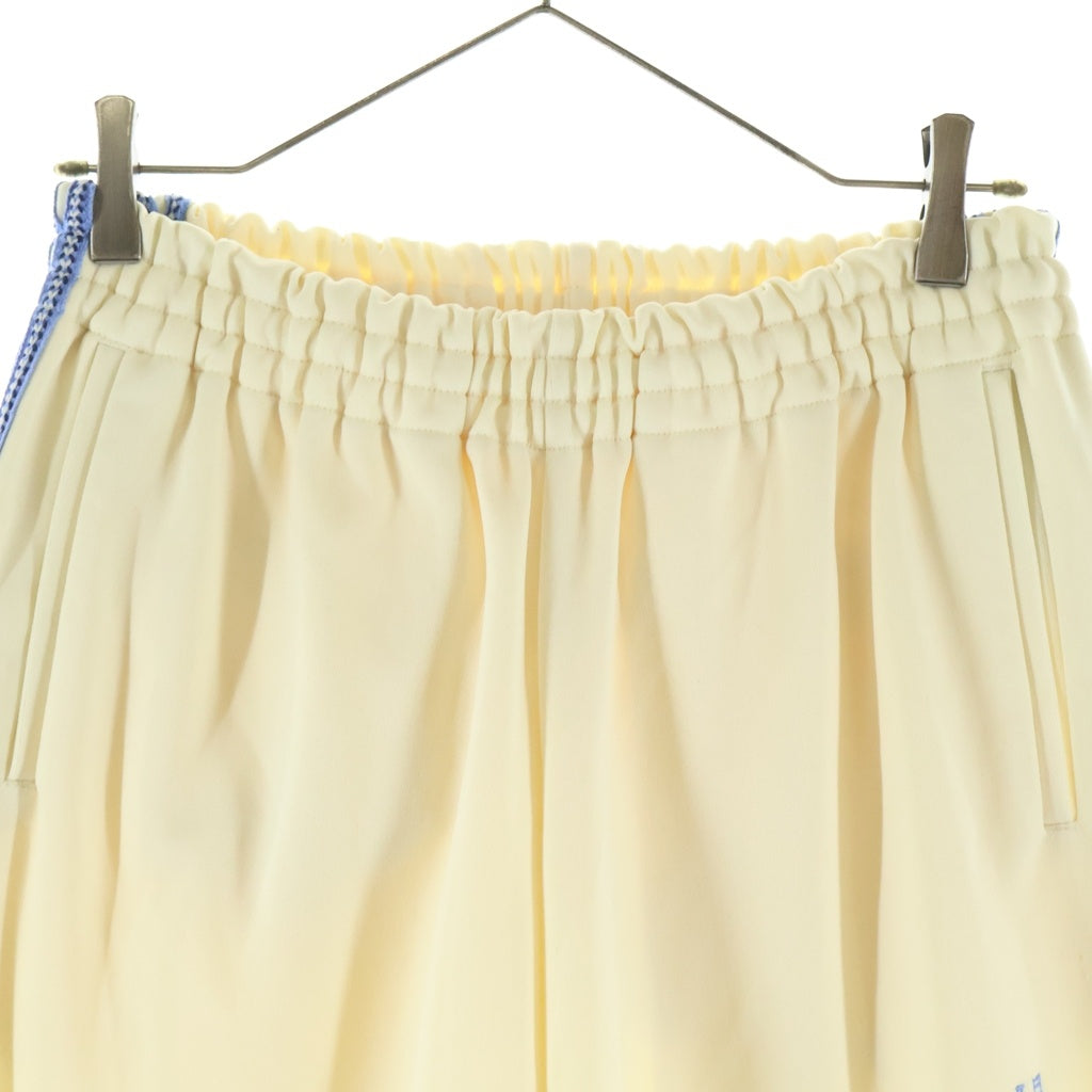 Jieda(ジエダ) 5 STRIPE JERSEY PANTS 5ストライプ ジャージーパンツ サイドライン トラックパンツ ホワイト/ブルー jie-23S-PT11