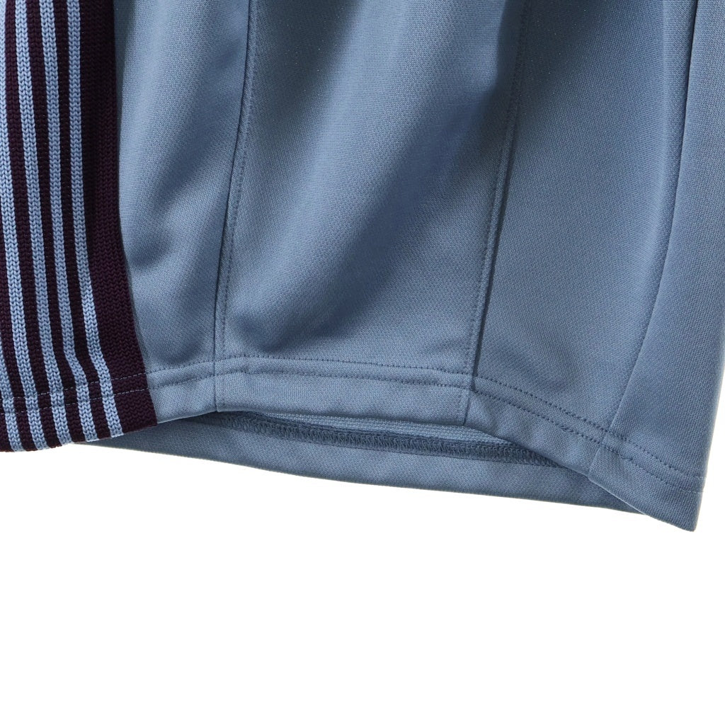 Needles(ニードルス) 25SS H.D. TRACK PANTS パピヨン刺繍 ジップアップ トラックパンツ ブルー QV1626