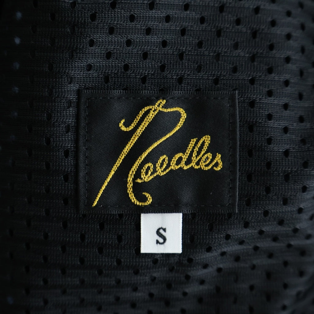 Needles(ニードルス) 25SS H.D. TRACK PANTS パピヨン刺繍 ジップアップ トラックパンツ ブルー QV1626