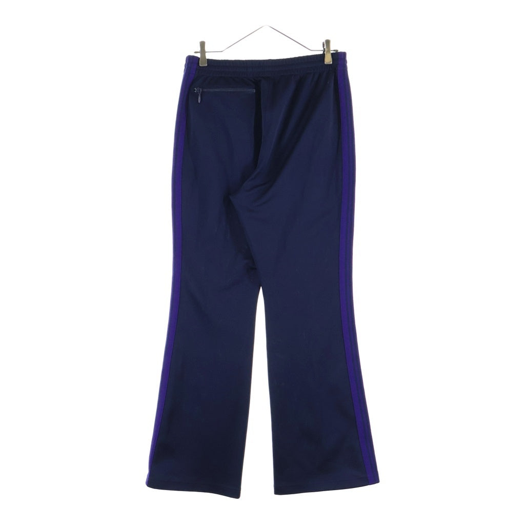 Needles(ニードルス) 23AW Boot Cut TRACK PANT パピヨン刺繍 ブーツカット フレア サイドライン トラックパンツ ブラック/パープル NS248