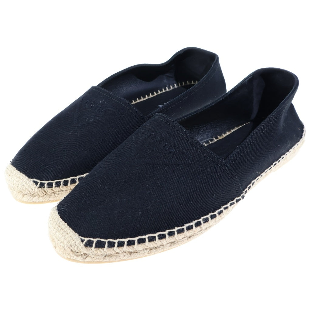 PRADA(プラダ) キャンバス エスパドリーユ スリッポン ローカットスニーカー ブラック 2DE137