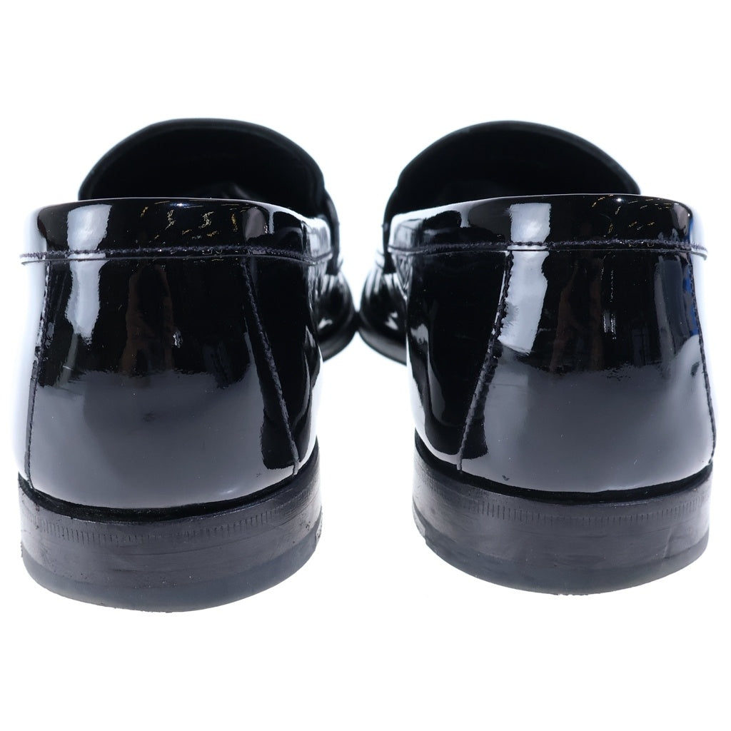 PRADA(プラダ) パテントレザー コインローファー ブラック 20B209
