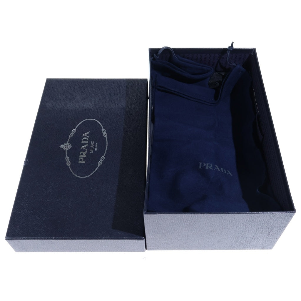 PRADA(プラダ) パテントレザー コインローファー ブラック 20B209