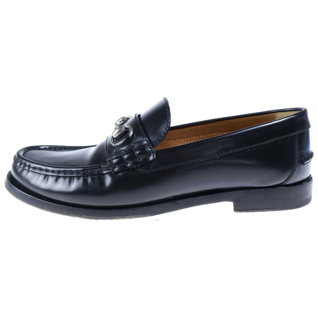 GUCCI(グッチ) ホースビット レザーローファー ブラック 776660