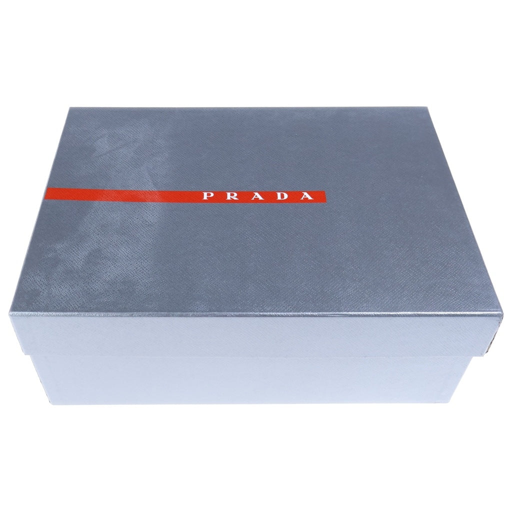 PRADA(プラダ) ヴィテロモンタナ レザー ローカットスニーカー ブラック 4E3453