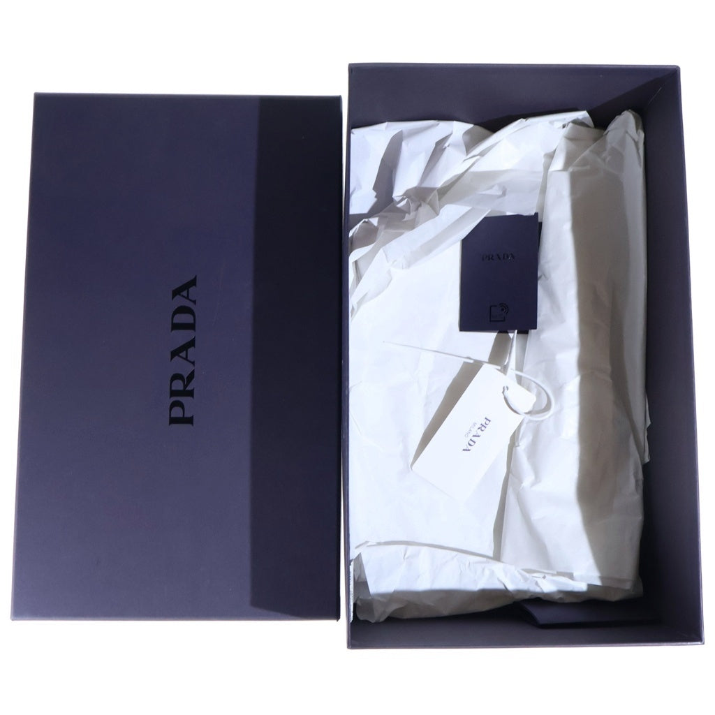 PRADA(プラダ) レザーレースアップ ドレスアップシューズ ダービーシューズ ブラック 2EE311