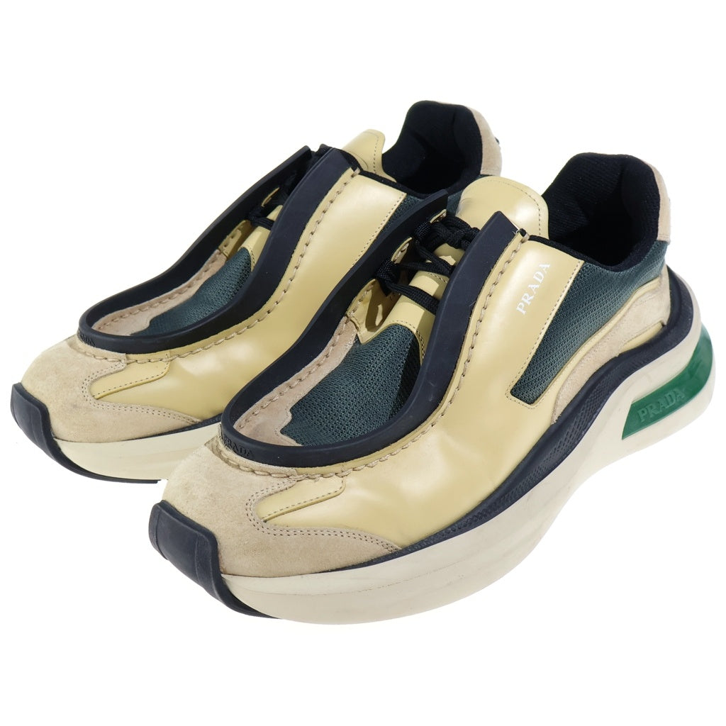 PRADA(プラダ) SYSTEM SNEAKER システム ローカットスニーカー ベージュ 2EG424