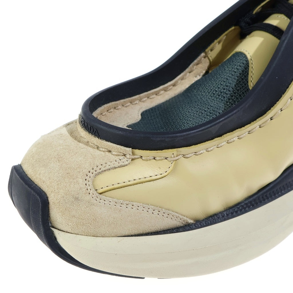 PRADA(プラダ) SYSTEM SNEAKER システム ローカットスニーカー ベージュ 2EG424