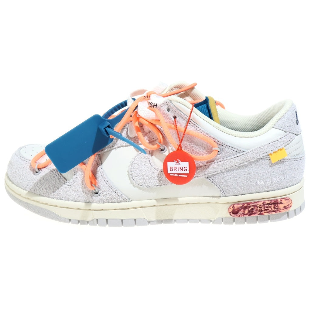 OFF-WHITE(オフホワイト) ×OFF-WHITE DUNK LOW 1 of 50 Lot19 オフホワイト ダンク ロット19 ローカットスニーカー ホワイト US10.5/28.5cm DJ0950-119