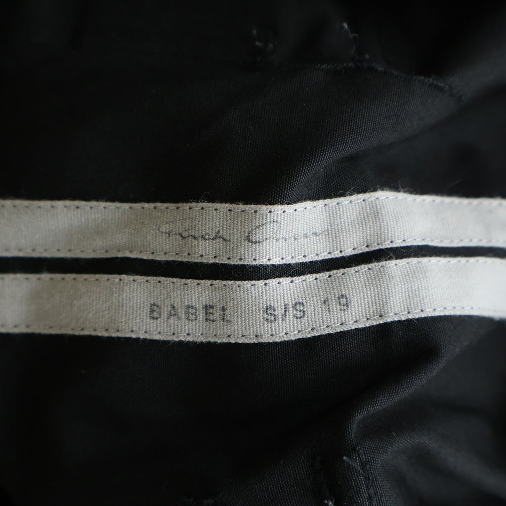 Rick Owens(リックオウエンス) 19SS DRAWSTRING LONG PANTS ドローストリング サルエルパンツ クロップドパンツ ブラック RU19S2380-TE