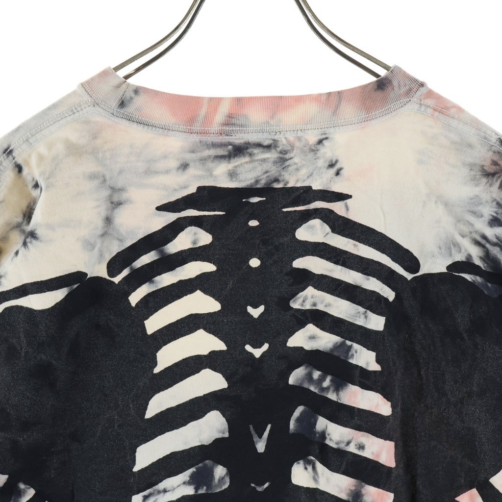 KAPITAL(キャピタル) 19SS BONE REMAKE BIG TEE ボーンプリント タイダイ オーバーサイズ 半袖Tシャツ カットソー マルチ K1902SC825