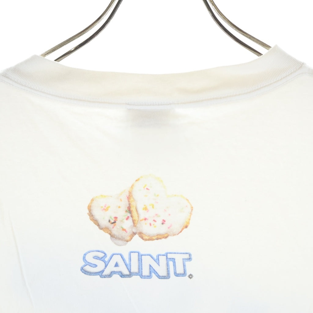 SAINT MICHAEL(セントマイケル) 22AW SA SS TEE OREO オレオ プリント クルーネック 半袖Tシャツ カットソー ホワイト SM-A22-0000-057