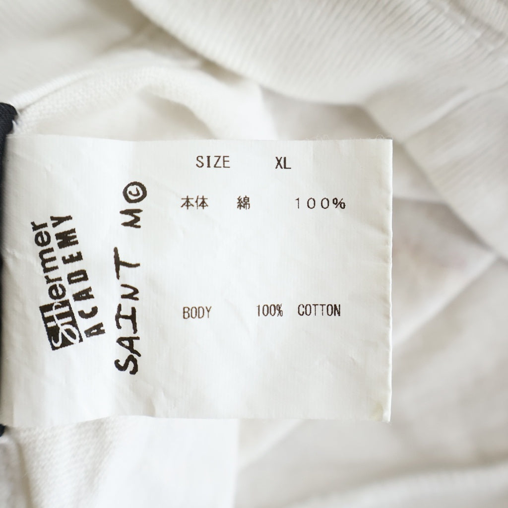 SAINT MICHAEL(セントマイケル) 22AW SA SS TEE OREO オレオ プリント クルーネック 半袖Tシャツ カットソー ホワイト SM-A22-0000-057