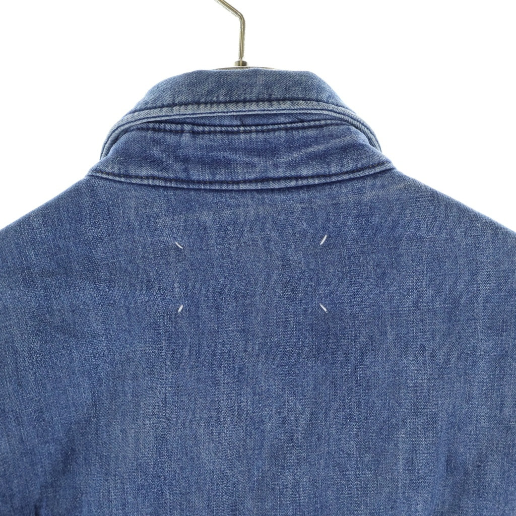 Maison Margiela(メゾンマルジェラ) 19AW DENIM SHIRT BLOUSON オーバーサイズ デニムシャツ ジャケット ブルゾン インディゴ S50DL0402 S30514