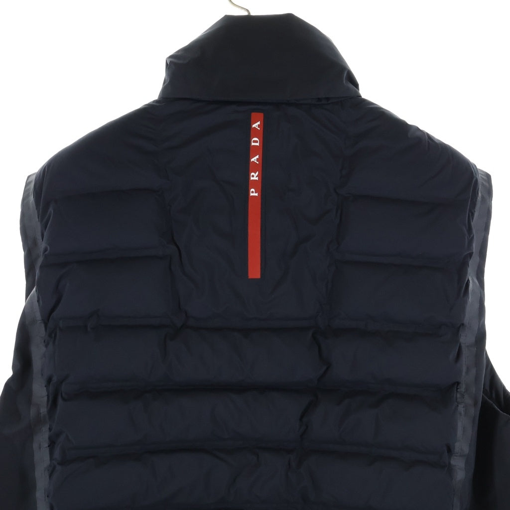 PRADA(プラダ) 21AW Extreme-Tex Down Vest エクストリームテックス リサイクルポリエステル ダウンベスト ブラック SGB880