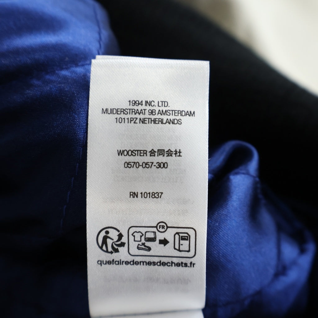 SUPREME(シュプリーム) 24SS Wave Varsity Jacket ウェーブ バーシティ フロントバッグ刺繍 ボタンフライ スタジャン ジャケット マルチ