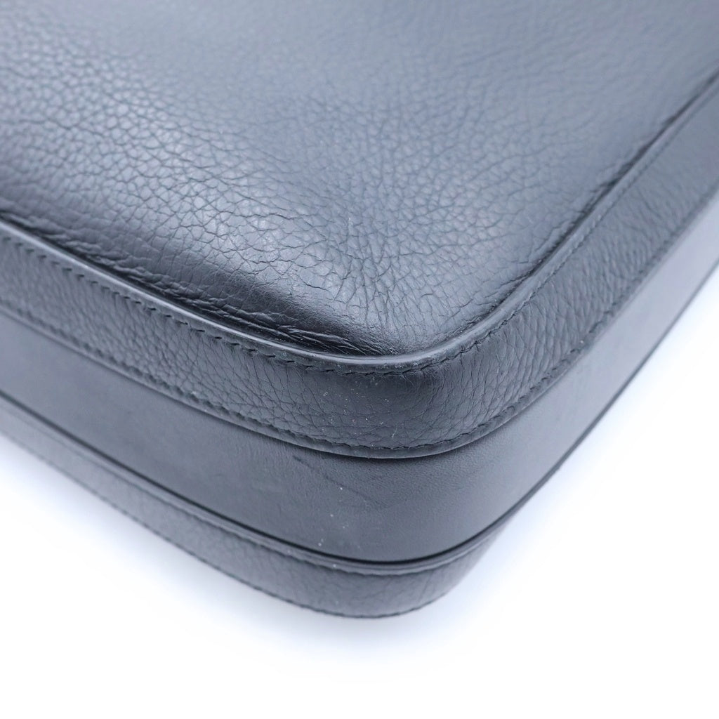 BURBERRY(バーバリー) レザー 2WAY トートバッグ ハンドバッグ ショルダーバッグ ブラック 567018