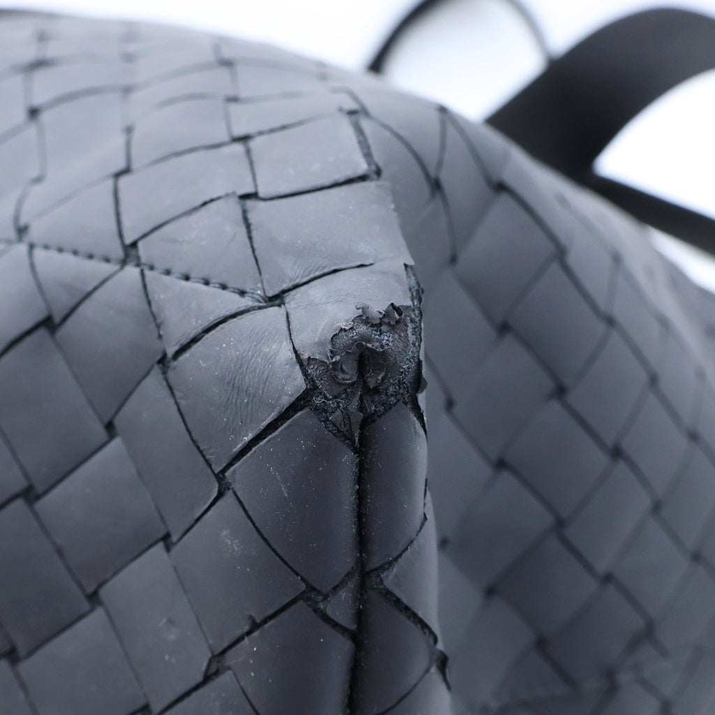 BOTTEGA VENETA(ボッテガヴェネタ) ニューラバー イントレチャート スコルピート トートバッグ ブラック 651681