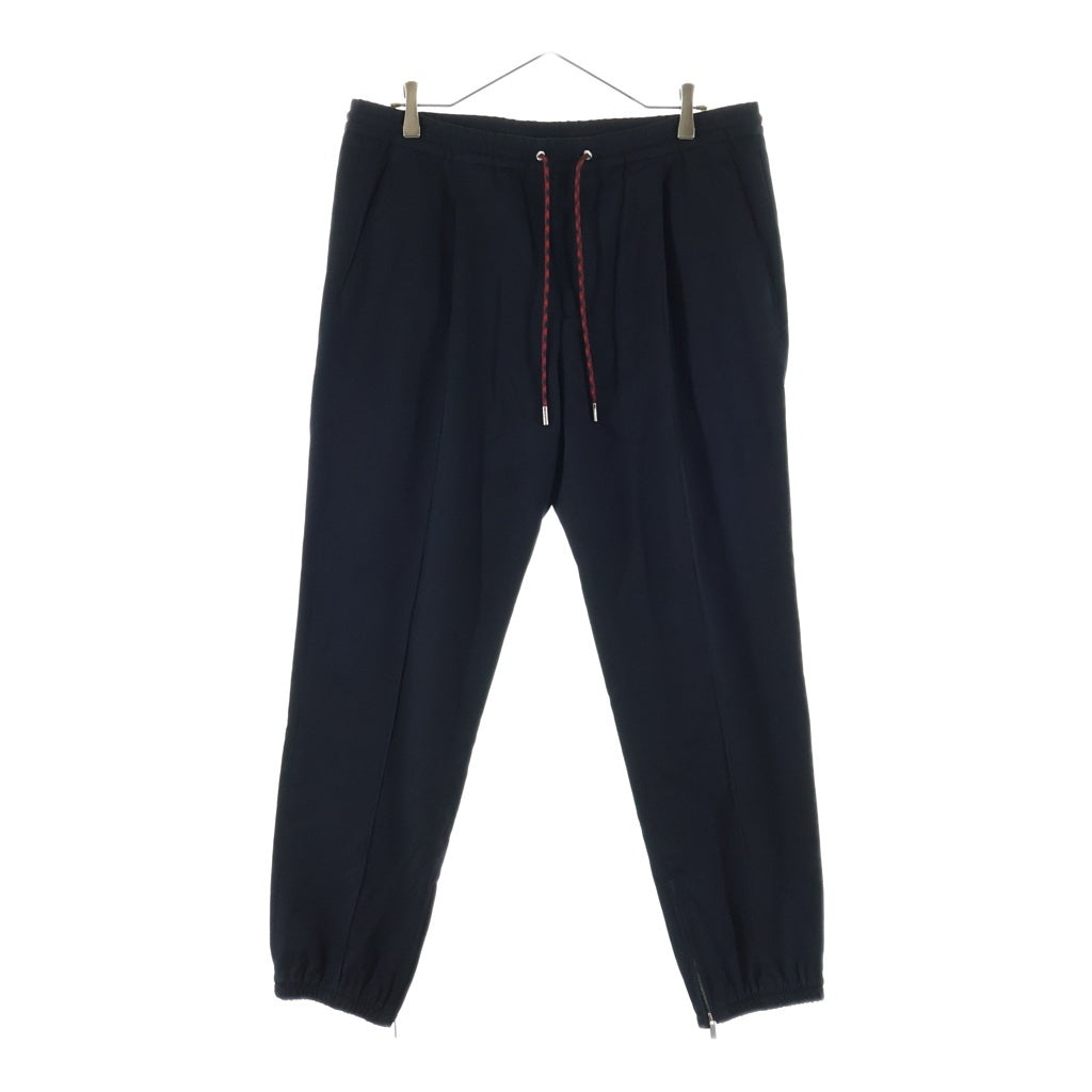 Dior HOMME(ディオールオム) ドローストリング 裾ジップ イージートラウザー ジョガーパンツ ブラック 633C165E3576